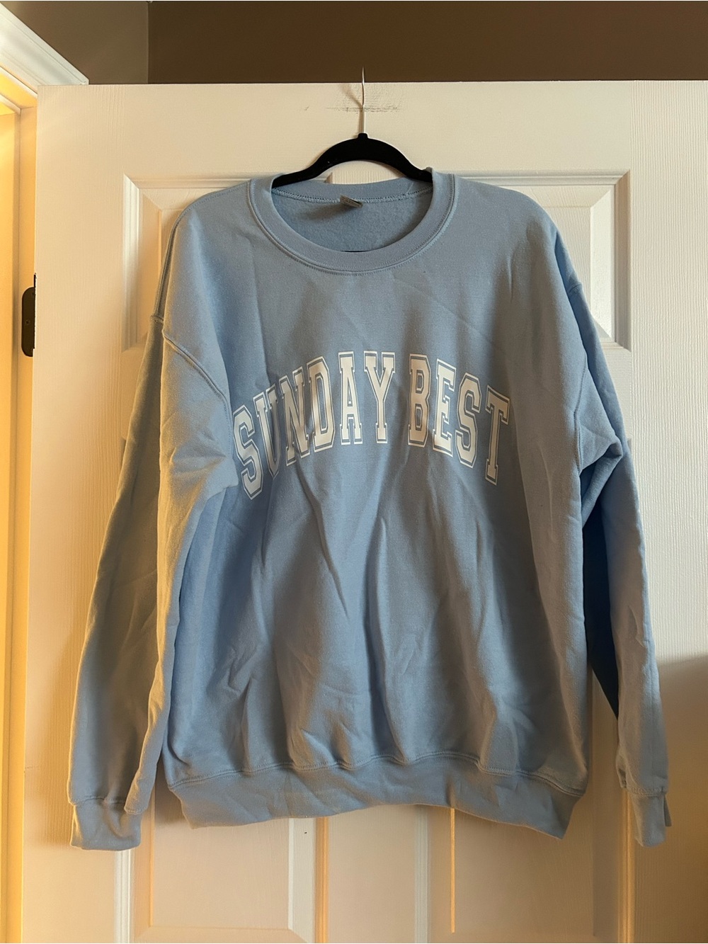 Gildan Light Blue Crewneck Sweatshirt with Tag